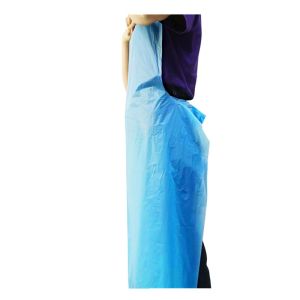 Environmentally Friendly Disposable Polyethylene Aprons With Waist Tie Closure