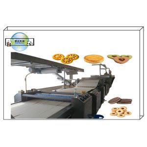 China PD250-PD1000 Sandwich Biscuit Processing Line Equipment, Automatic Sandwich Wafer Biscuit Machine Production Line on sale