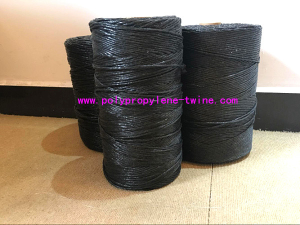 PP Offshore Flame Retardant Fillers Black Color Twisted High Tenacity 1.3 - 3.5g/d