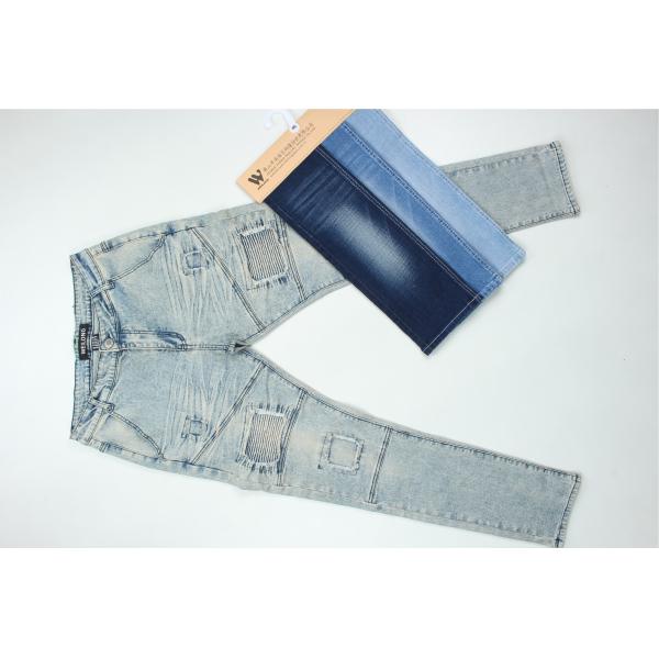 Quality 190Cm Wide Ring Slub Stretch Denim Fabric For Men Jeans for sale