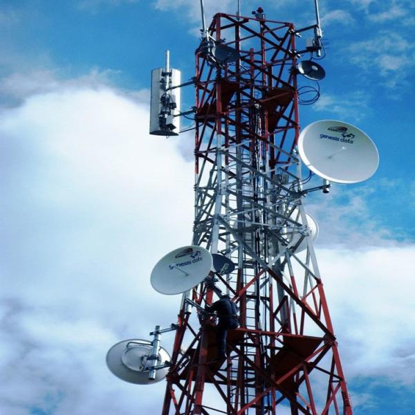 30 Ft Free Standing Tv Radar Internet 4 Legged Self Supporting Angular Lattice Steel Four Leg Communication Tower