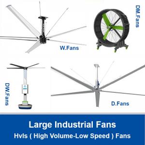 China Large Industrial Fans, large AIot (AI+IoT) energy saving fans, HVLS (High Volume-Low Speed) fans wholesale
