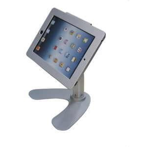V Shape Ipad Pro Kiosk Dual Locks Aluminum Ipad Kiosk Enclosure