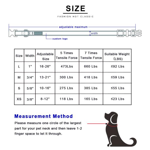 Wide Adjustable Pink Reflective Dog Collar Lightweight Personalised Dog Harness