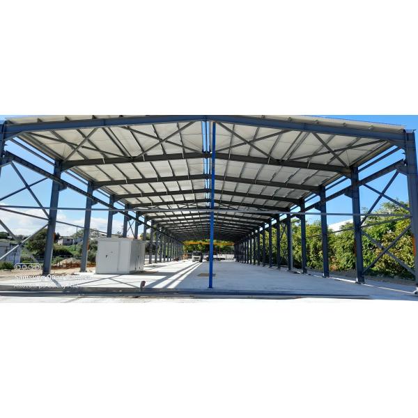 Environmental Friendly Prefabricated Light Structural Steel Structure Construction