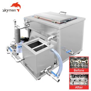 China Skymen Ultrasonic Cleaner Car Parts Engine washing machine 360L wholesale