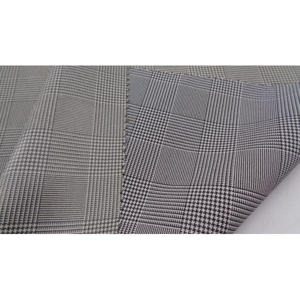 Windproof TPU Coated Plover Bird Cube Polyester Jacket Fabric 212G