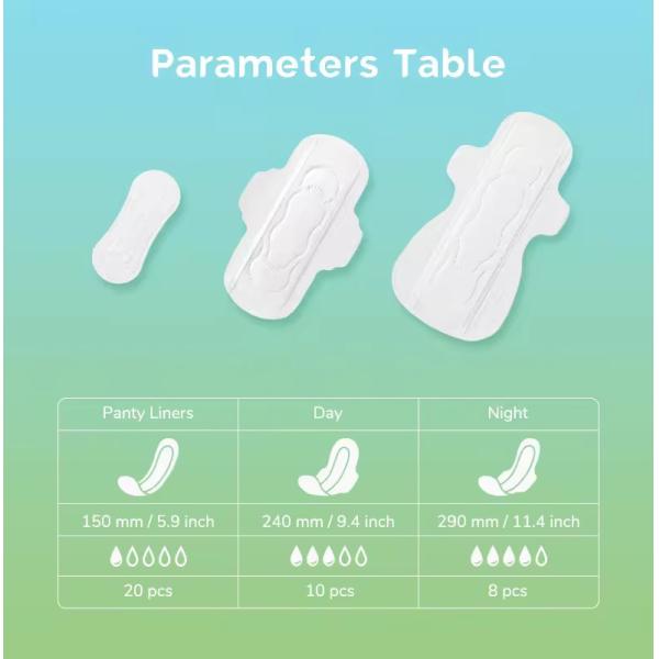 Free sample disposable ultra thin daily use sterilized women organic cotton sanitary napkin