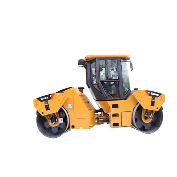 XCMG XD143 Double Drum Vibratory Road Roller Compactor Machine DEUTZ BF04M1013EC Engine