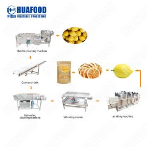 China Air Bubble Vegetable And Fruit Washing Machine Sorting Fruits Cleaning Line wholesale