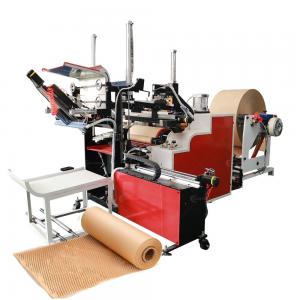 China Roll Dispenser Kraft Wrapping Packaging Cushion Honeycomb Paper Core Making Machine wholesale