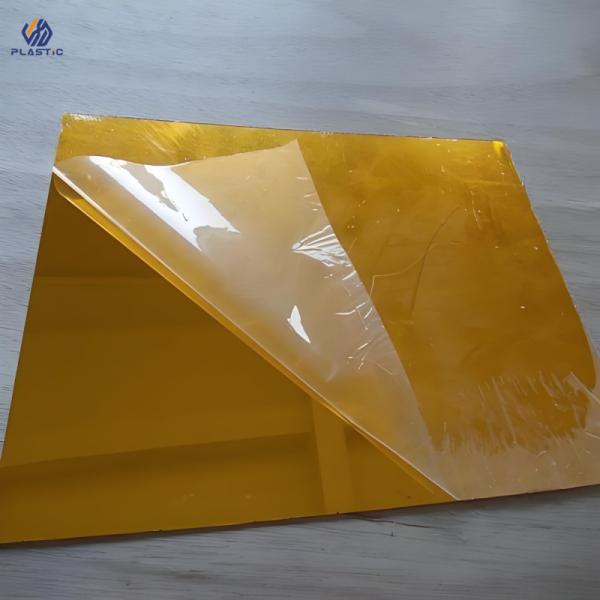 Flexible Cast Mirror Acrylic Plastic Sheet In 1220*2440mm Size Customization For Easy Laser Or CNC Machine Cutting
