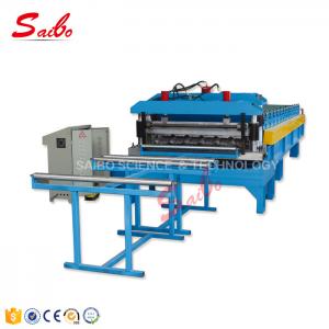 China Hydraulic Tile Roll Aluminum Forming Machine 2-4m/Min 40GP Container wholesale