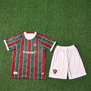 China 2025-2026 Fluminense Children Home Jersey Group Customization wholesale