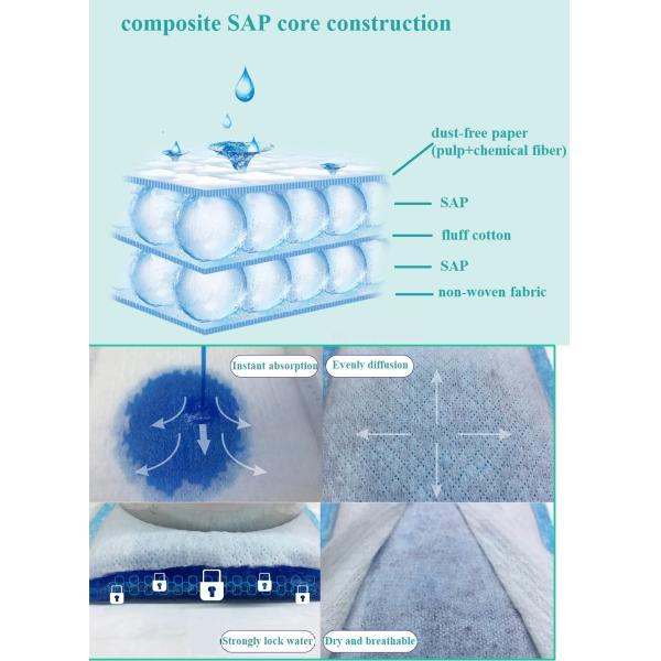 Breathable Disposable Baby Diapers Baby Tape Diaper