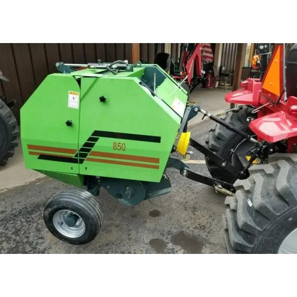 Mini Round Hay Baler Machine Agriculture Implement with Tractor for Farm Use