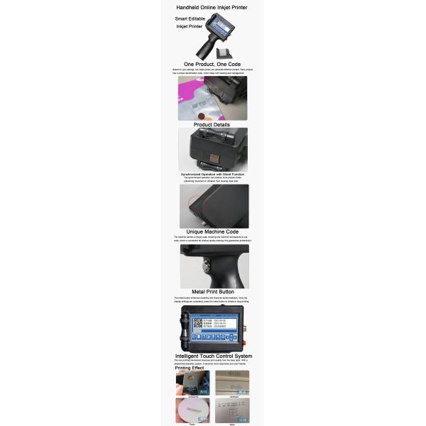 Industrial Handheld Inkjet Printer for Accurate Labeling