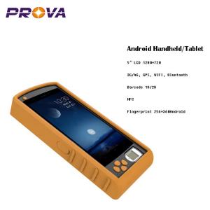 China 1D 2D Barcode Scanner , Android Fingerprint Handset Support For A-GPS wholesale