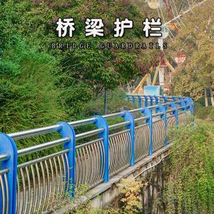 Modern Q235 Q345 Steel Highway Security Barrier Bridge Guardrail