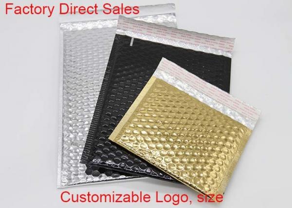 Quality Protective Bubble Packaging Poly Mailers Shipping Envelopes Copperplate / Offset Printing for sale