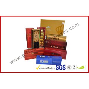 China Rectangle Handmade Rigid Board Cigar Gift Boxes , Custom 157g Coated Paper E Cigar Packages wholesale