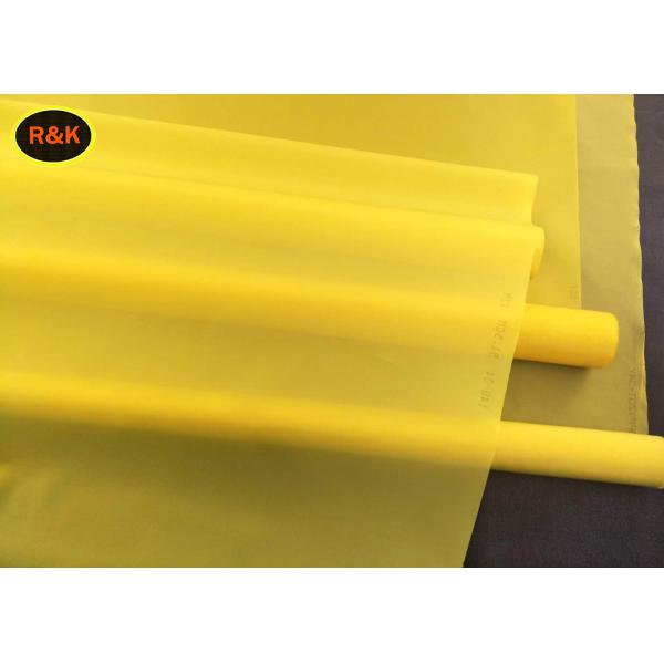 Yellow 90 T 48 Y Polyester Silk Screen Printing Mesh for Flower Paper Printing