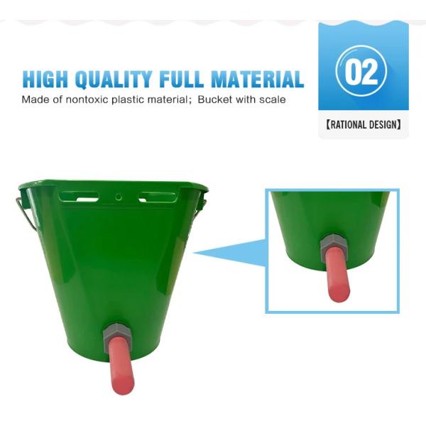 Calf Feeding Bucket Teat Bucket With Teat /Milk Bar calf feeder