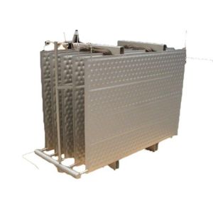 ISO SS Dimple Plate Heat Exchanger With Wide Tubes