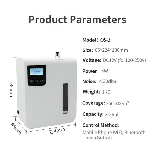 HOMEFISH WIFI Smart HVAC Scent Diffuser 300ML Home Fragrance Diffuser