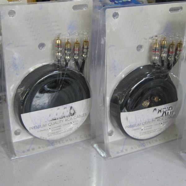 5.5mm Outer Diameter PVC Jacketed Car Audio RCA Cable 2M-2M for High End Performance