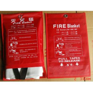 China 2m*2m  Glassfiber  Fire Blanket Fire fighting blanket on sale