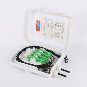 China FTTH Fiber Optic Termination Box Wall Mouted 8 Core 2 In 8 Out IP67 Waterproof on sale