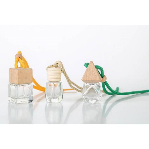 Air Fresh Hanging 15ml Square Glass Perfume Bottle