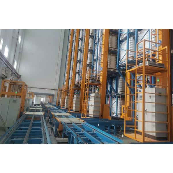 24m 5304 Slots Automated Storage Retrieval System Chemical Fiber Industry