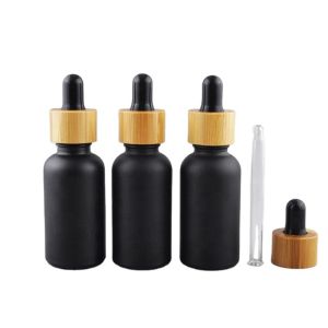 Buy cheap Various Sizes 5ml 10ml 15ml 20ml 30ml 50ml 100ml Empty Essential Oil Matte Black from wholesalers