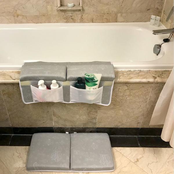 Mildewproof Bath Kneeler And Elbow Rest , Thick Kneeling Mat For Baby Bath