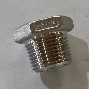 China ASME B1.20.1 Stainless Steel Pipe Fittings Hexagon Head Threaded Plug ASTM A351 wholesale