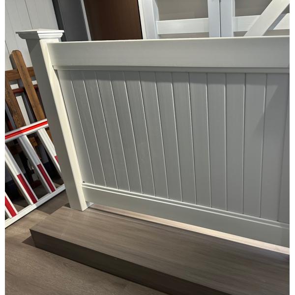 Close-up view of durable PVC Privacy Fence construction