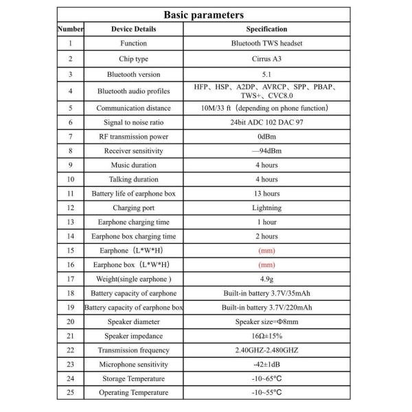 Cirrus I3 Chip Mono Bluetooth Headphone Smart Sense For Ios / Android Phone