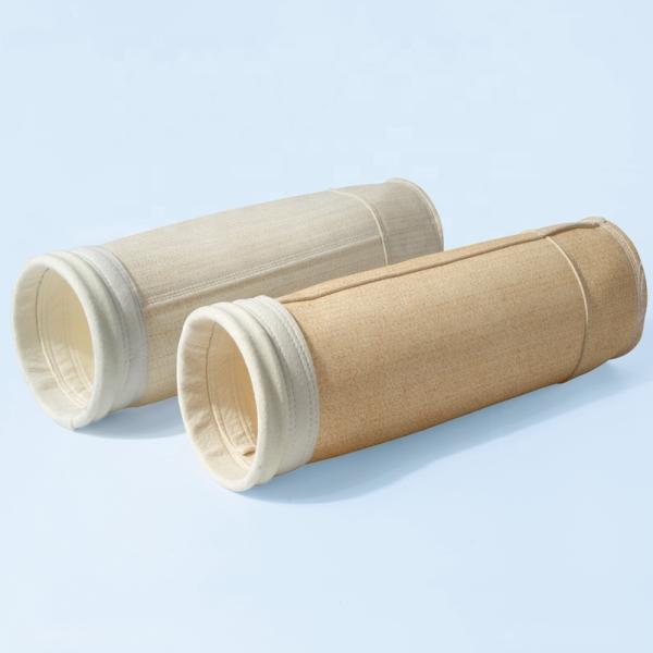 High temperature filter bag Nomex Aramid PTFE PPS non-woven filter for Dust Collector