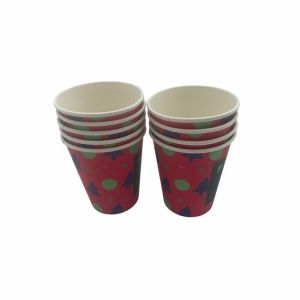 Food Grade Non Microwaveable Biodegradable Paper Cups Custom Takeaway Coffee
