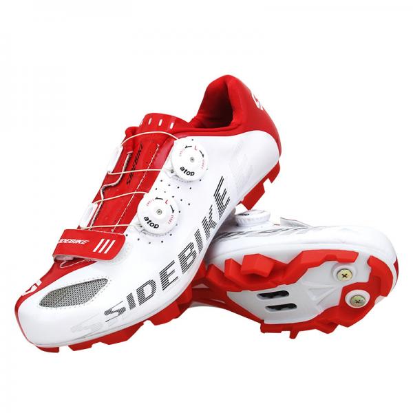 Quality Stylish Clipless Pedals Cycling Shoes / Atop Dials Adjustable SPD Pedal Bike Shoe for sale