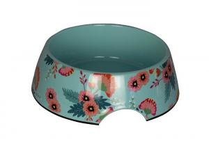 China S M Size Plastic Pet Bowls Printed Anti Slip 268g / 368g With OEM Supported wholesale