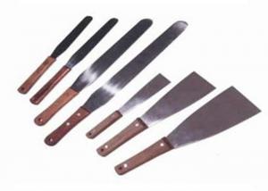 China 4 - 12 Screen Print Supplies Stainless Steel Spatula For Stiring Inks wholesale