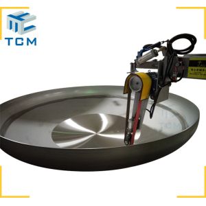 China CNC Automatic Stainless Steel Head Polishing Tank Shell Polisher on sale