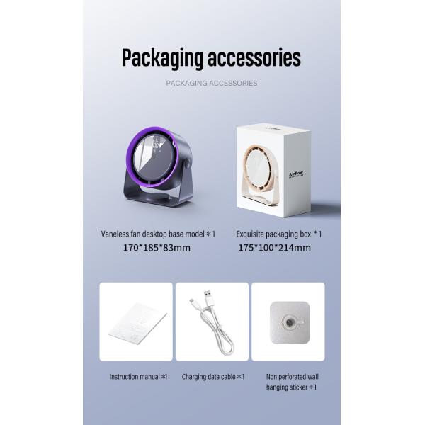 Strong Wind 2 in 1 Portable Desktop Mini USB Fan for Home Office Cooler Desktop