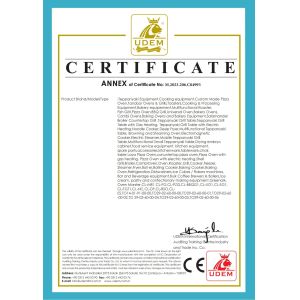 Shanghai Chuanglv Catering Equipment Co., Ltd Certifications