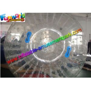 Custom Transparent Inflatable Zorb Ball , Inflatable Human Hamster Ball