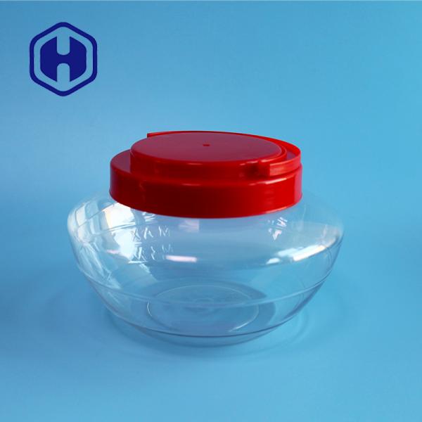 Bulk 1820ml 120mm 61oz Airtight Plastic Jar With Screw Cap Wide Mouth