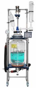 China GR-100 Jacketed Double-layer Glass Chemical Reactor 100L wholesale